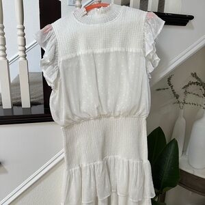 Aqua Formal Dress in Elegant White